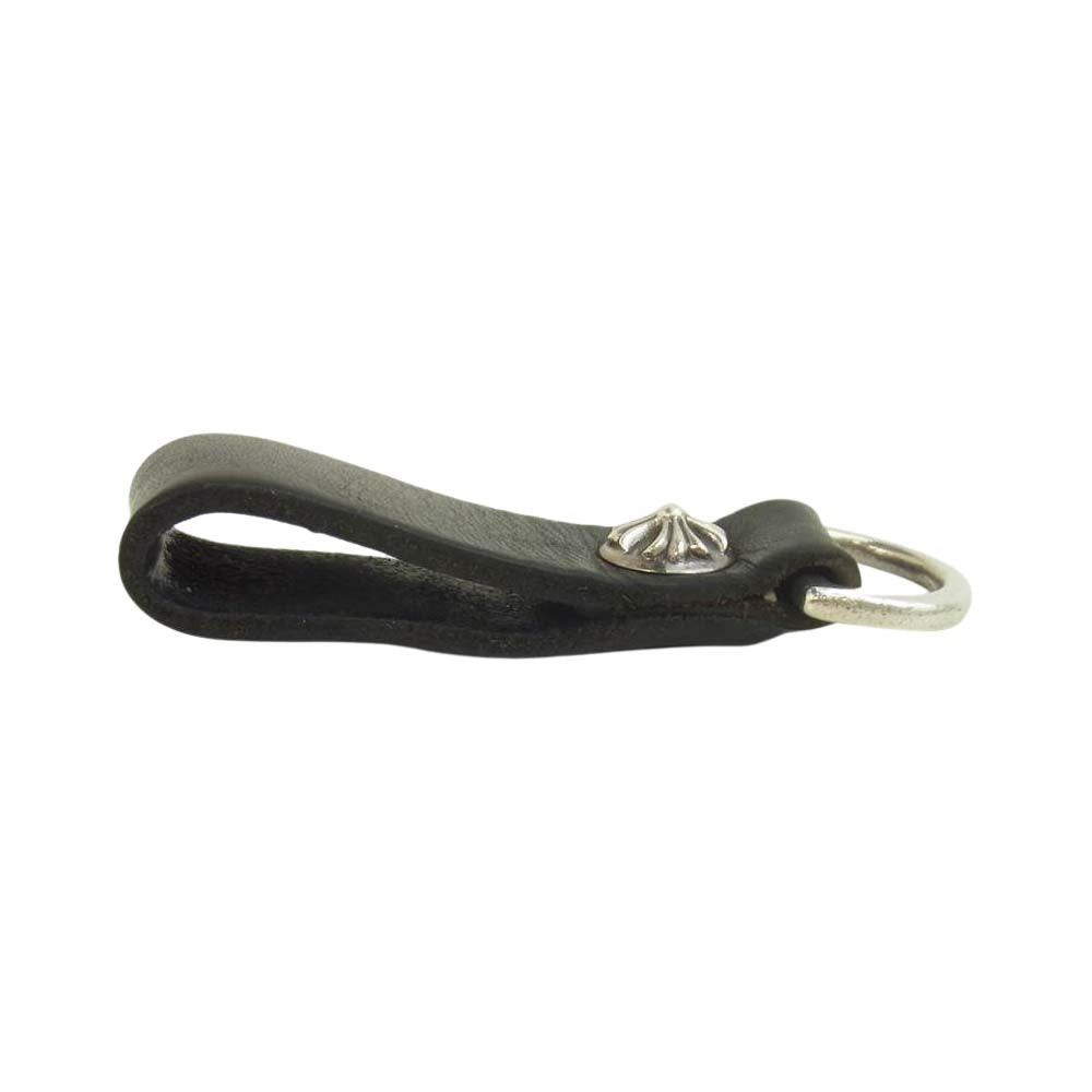 CHROME HEARTS クロムハーツ（原本無） BELT LOOP ベルトループ クロスボール Dリング ブラック系【中古】