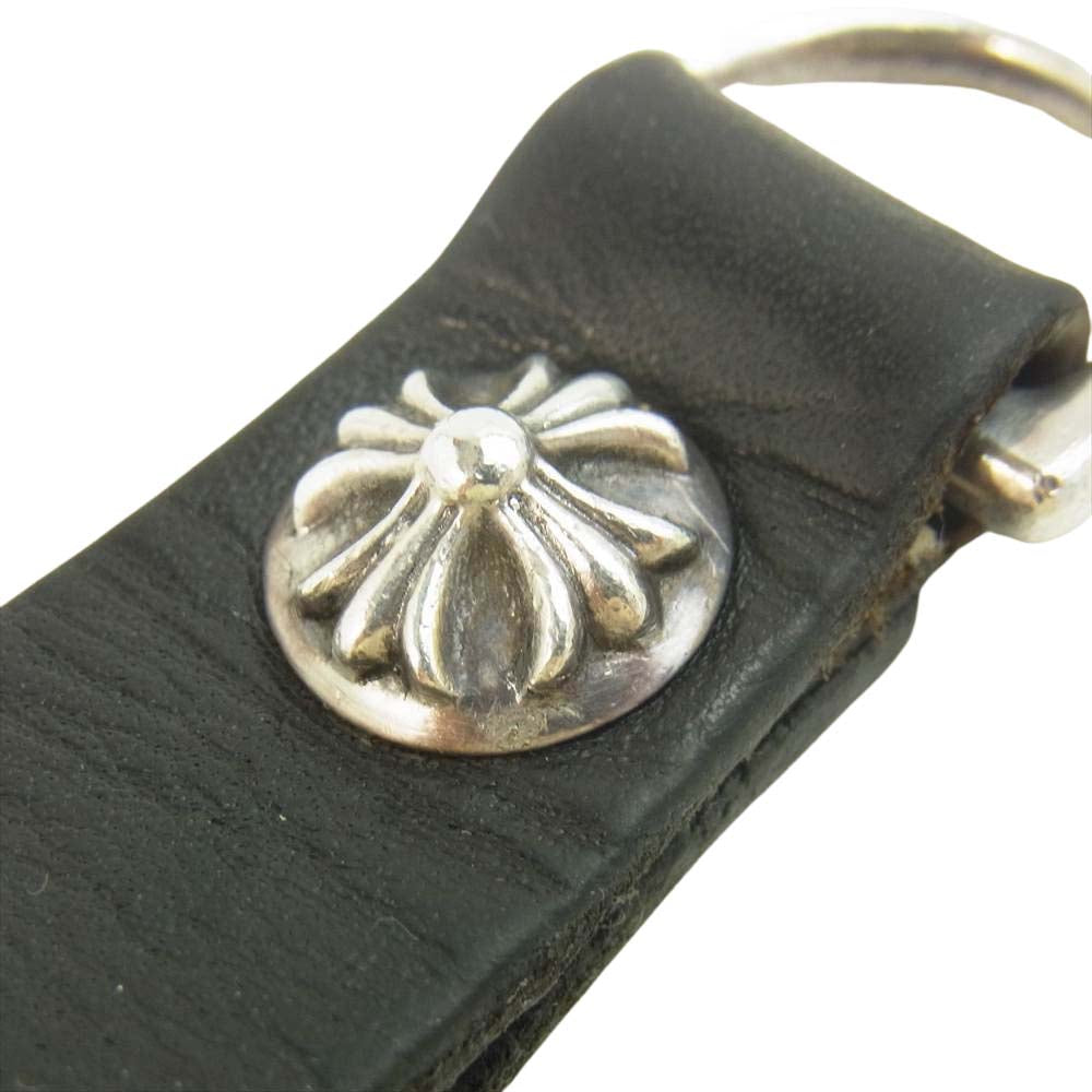 CHROME HEARTS クロムハーツ（原本無） BELT LOOP ベルトループ クロスボール Dリング ブラック系【中古】