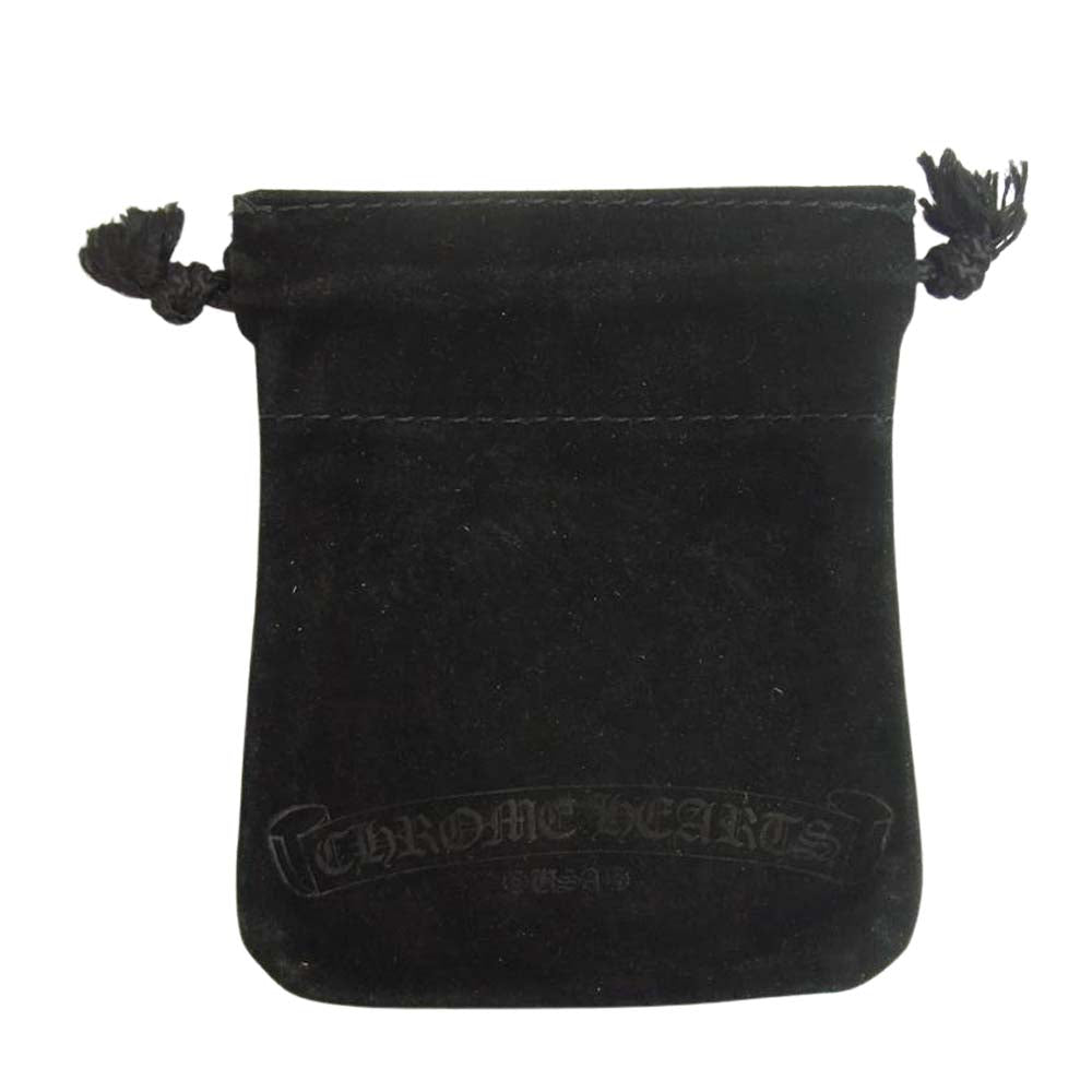 CHROME HEARTS クロムハーツ（原本無） BELT LOOP ベルトループ クロスボール Dリング ブラック系【中古】