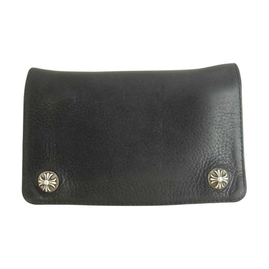 CHROME HEARTS クロムハーツ（原本無） 1ZIP 1ジップ ウォレット ブラック系【中古】
