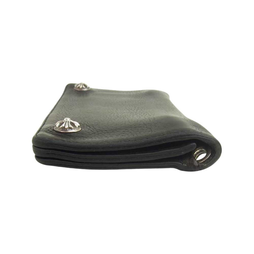 CHROME HEARTS クロムハーツ（原本無） 1ZIP 1ジップ ウォレット ブラック系【中古】