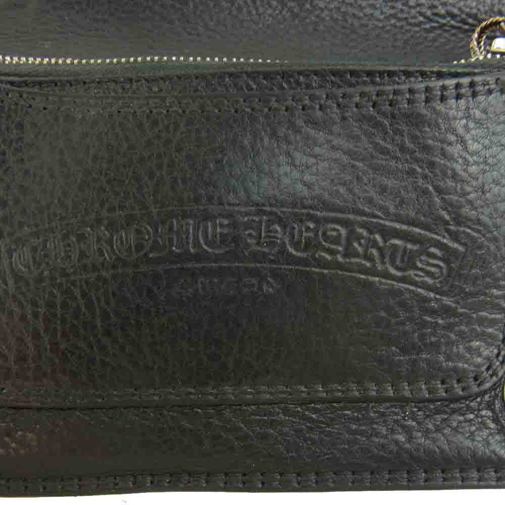 CHROME HEARTS クロムハーツ（原本無） 1ZIP 1ジップ ウォレット ブラック系【中古】