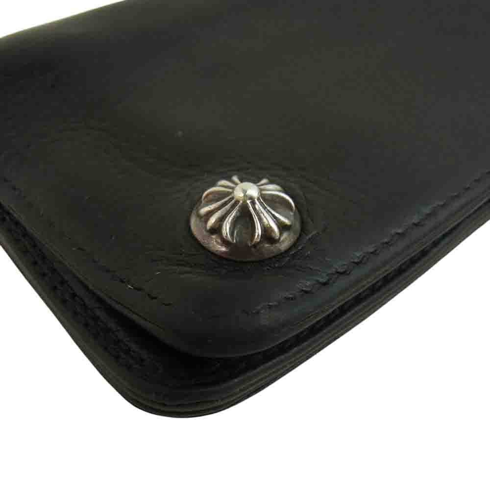 CHROME HEARTS クロムハーツ（原本無） 1ZIP 1ジップ ウォレット ブラック系【中古】