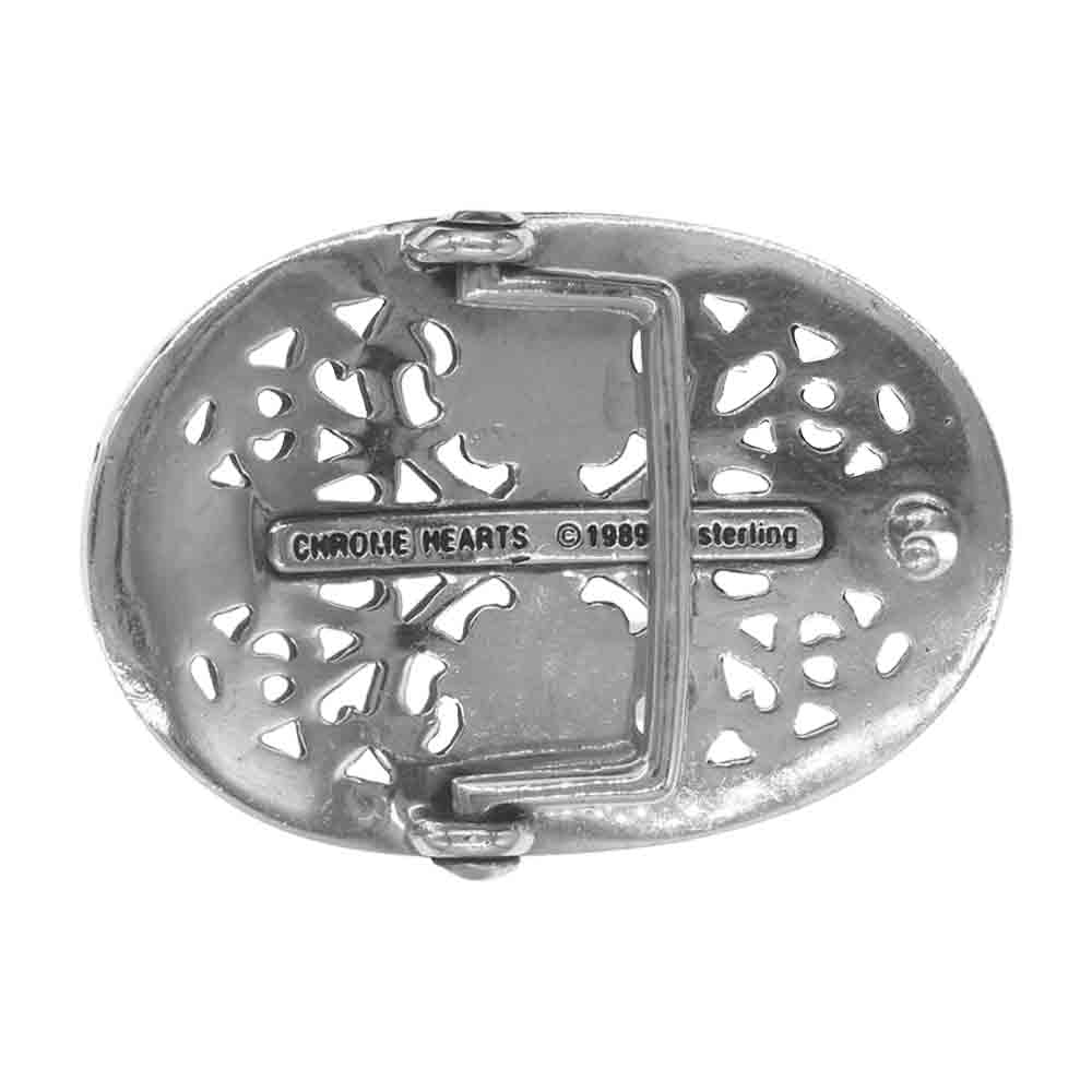 CHROME HEARTS クロムハーツ（原本有） BCKL OVAL 1.5 クラシック オーバルクロス バックル シルバー系【中古】