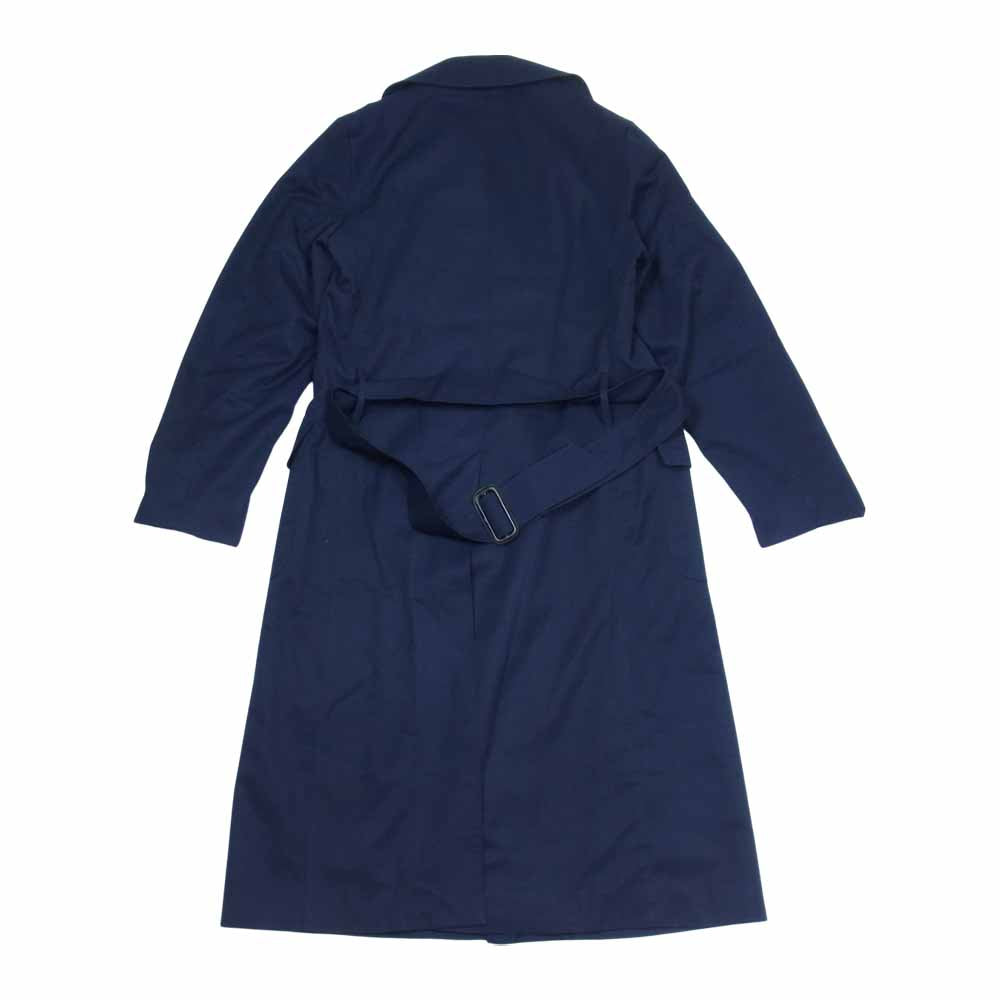 BURBERRY バーバリー 60s 70s 英国製 裏地ノバチェック トレンチ コート ネイビー系 表記無し【中古】