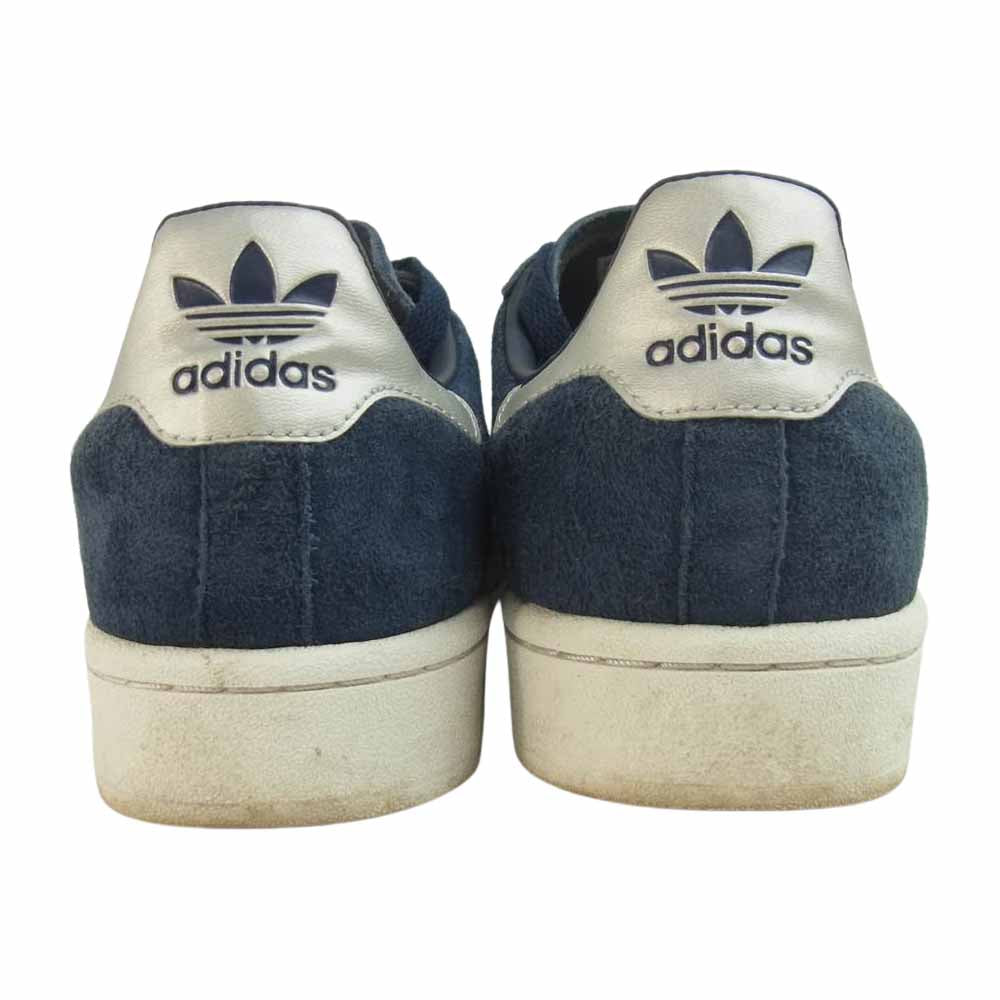 adidas アディダス B37826 CAMPUS キャンパス スエード スニーカー ネイビー系 27.5cm【中古】