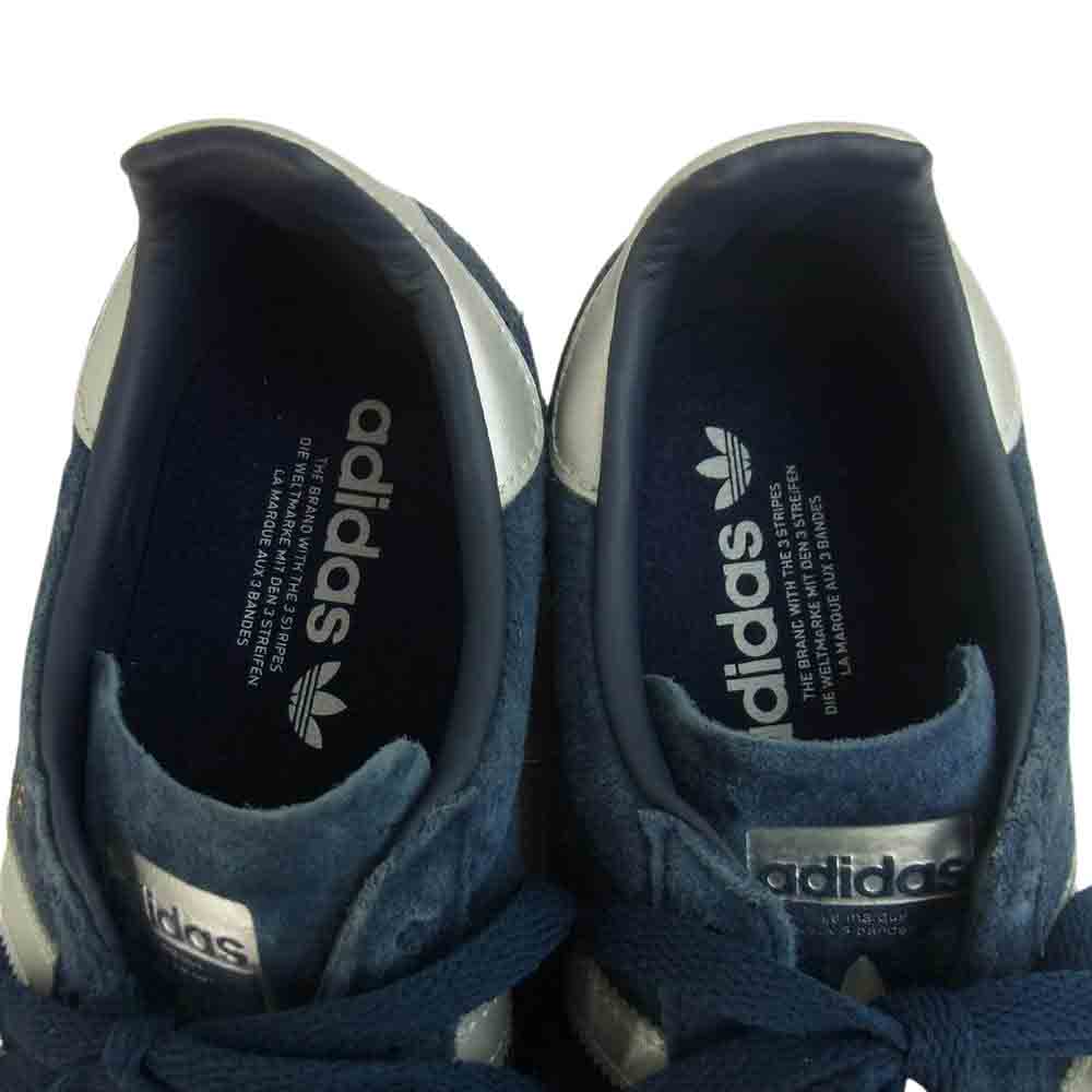 adidas アディダス B37826 CAMPUS キャンパス スエード スニーカー ネイビー系 27.5cm【中古】