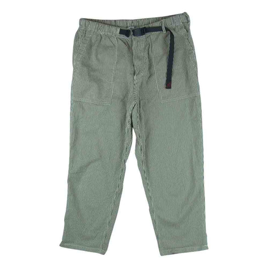 Gramicci グラミチ GUP-205044 サッカー ルーズ テーパード パンツ ネイビー系 オフホワイト系 L【中古】