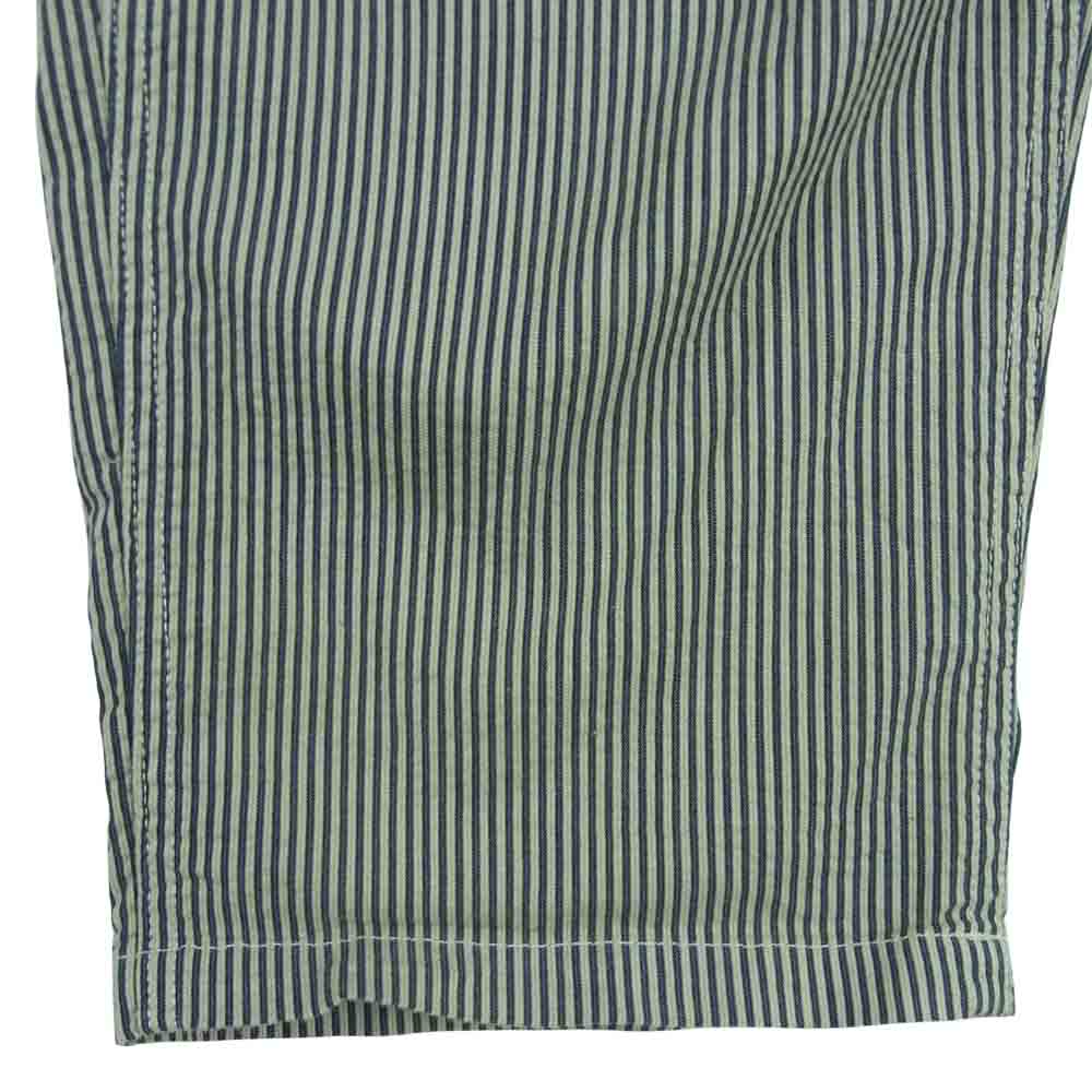 Gramicci グラミチ GUP-205044 サッカー ルーズ テーパード パンツ ネイビー系 オフホワイト系 L【中古】