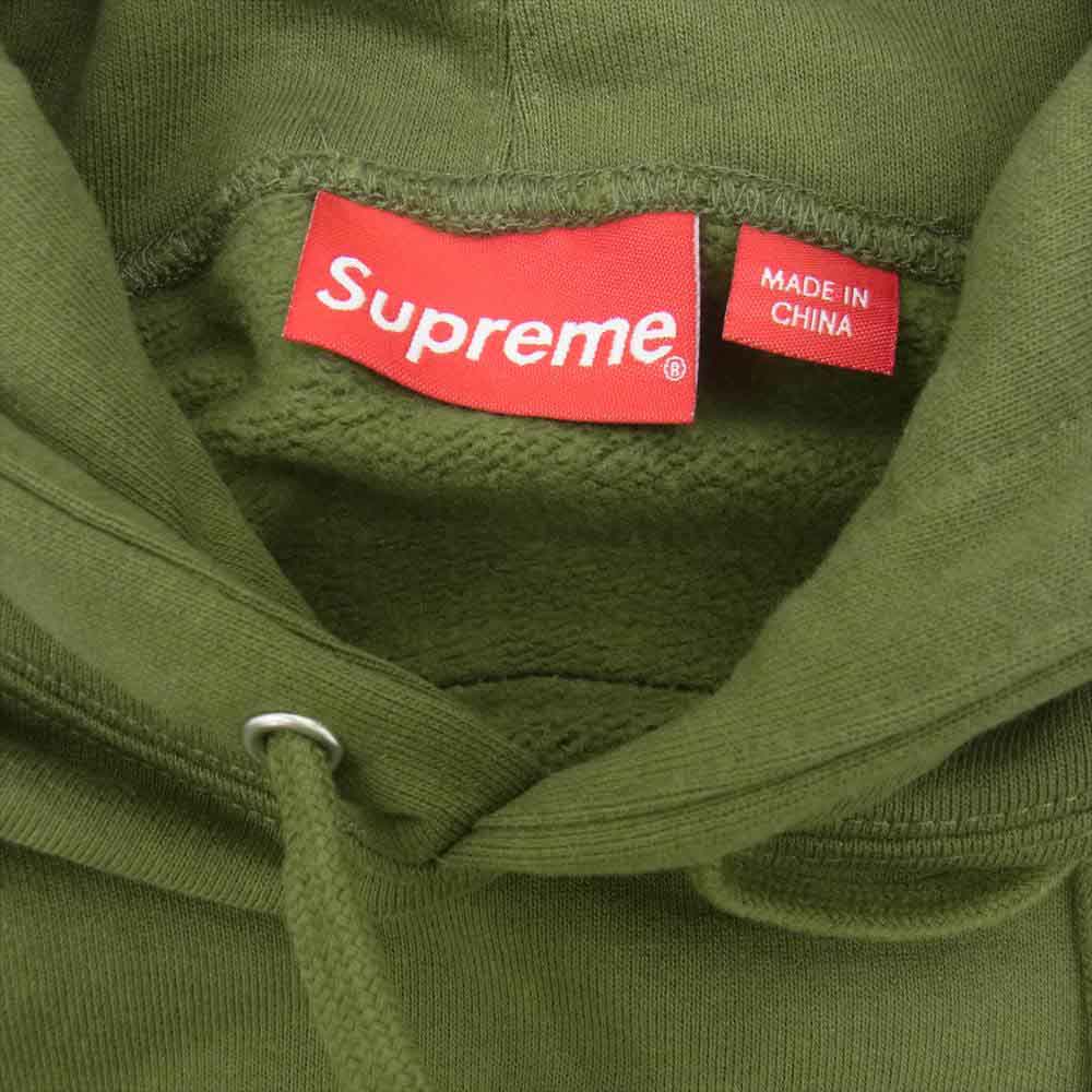 Supreme シュプリーム 22SS Beaded Hooded Sweatshirt ビーディド フーデッド スウェットシャツ パーカー オリーブ系 M【新古品】【未使用】【中古】