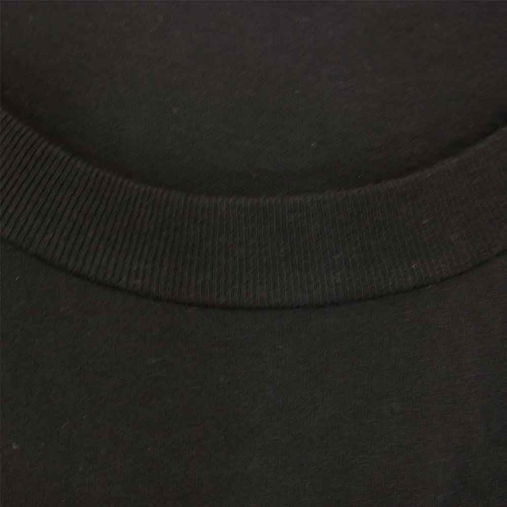 SAINT LAURENT サンローラン 480406 YB1GN ロゴ プリント クルーネック Tシャツ ブラック系 XS【中古】