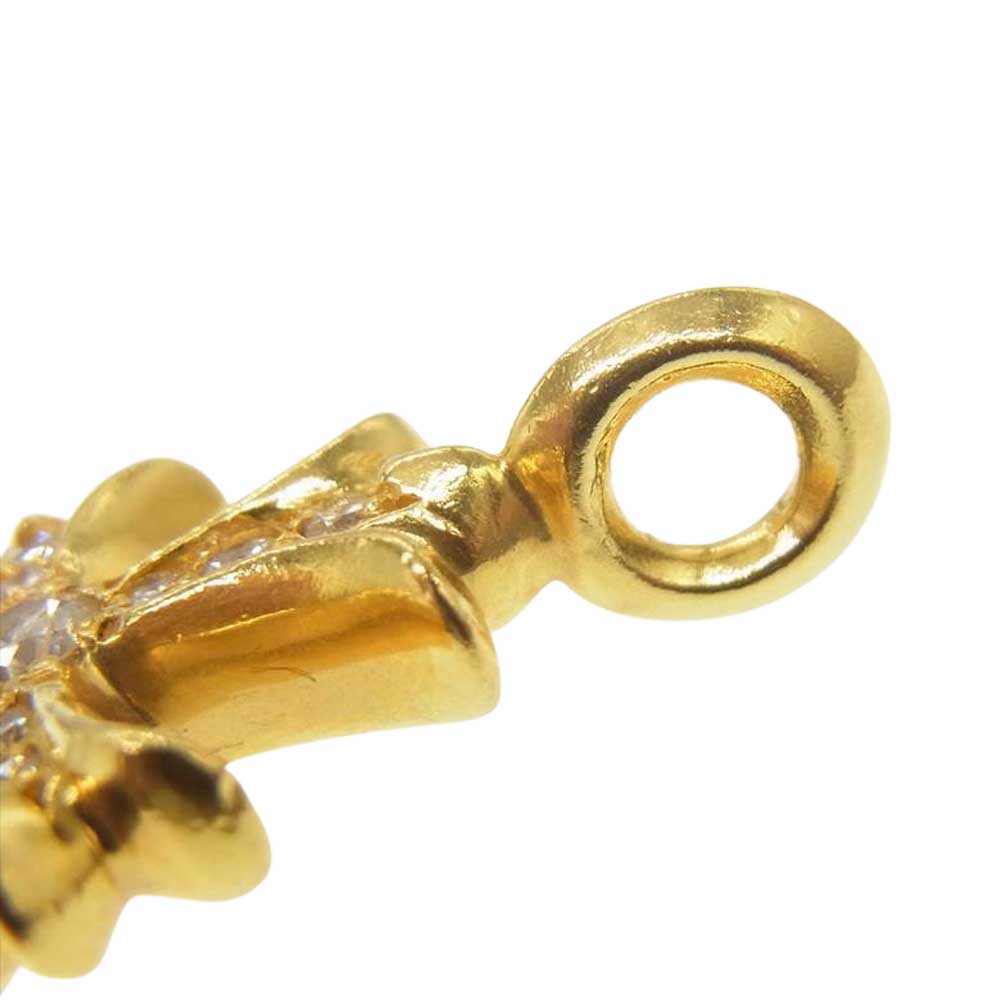 CHROME HEARTS クロムハーツ（原本無） 22K タイニーファット クロス パヴェ ダイヤ ゴールド系【中古】