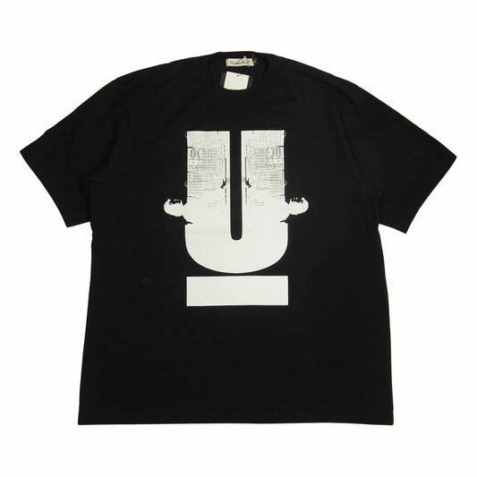 UNDERCOVER アンダーカバー UC1B3807 TEE Modular Synthe U プリント Ｔシャツ ブラック系 4【新古品】【未使用】【中古】
