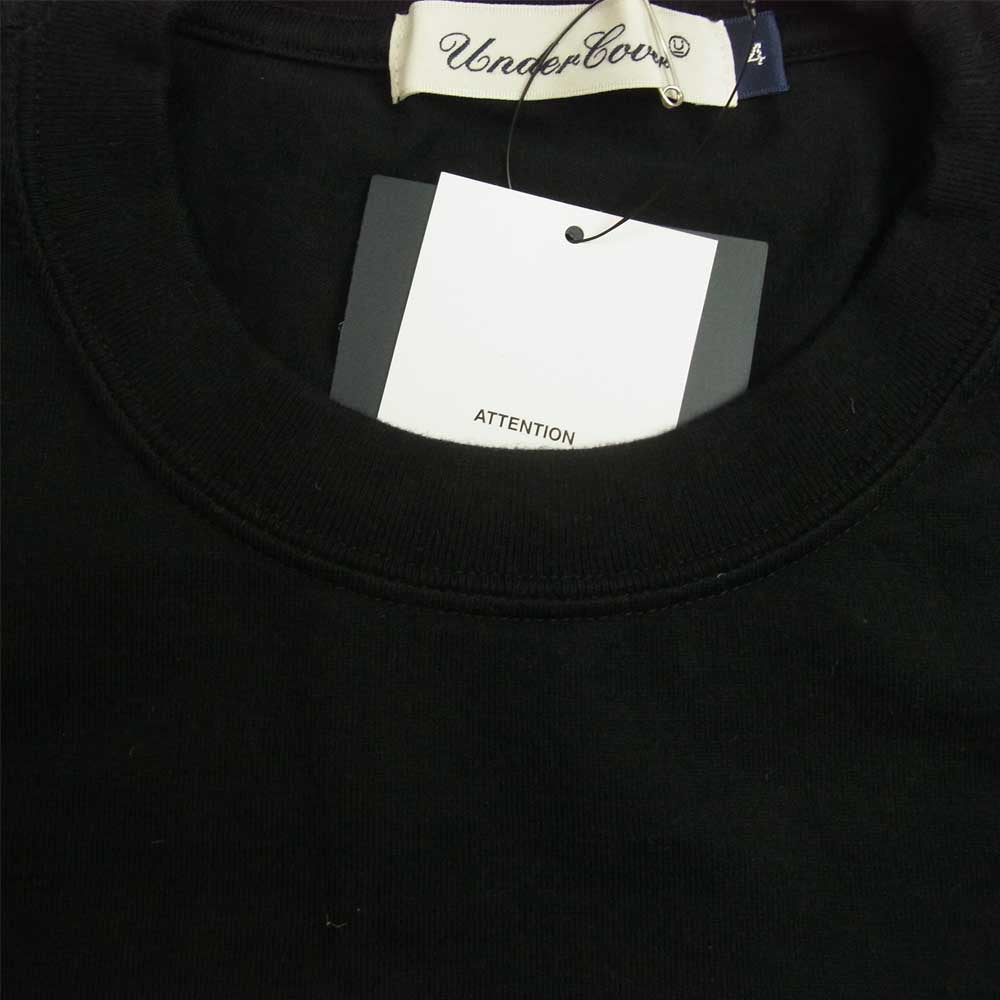 UNDERCOVER アンダーカバー UC1B3807 TEE Modular Synthe U プリント Ｔシャツ ブラック系 4【新古品】【未使用】【中古】