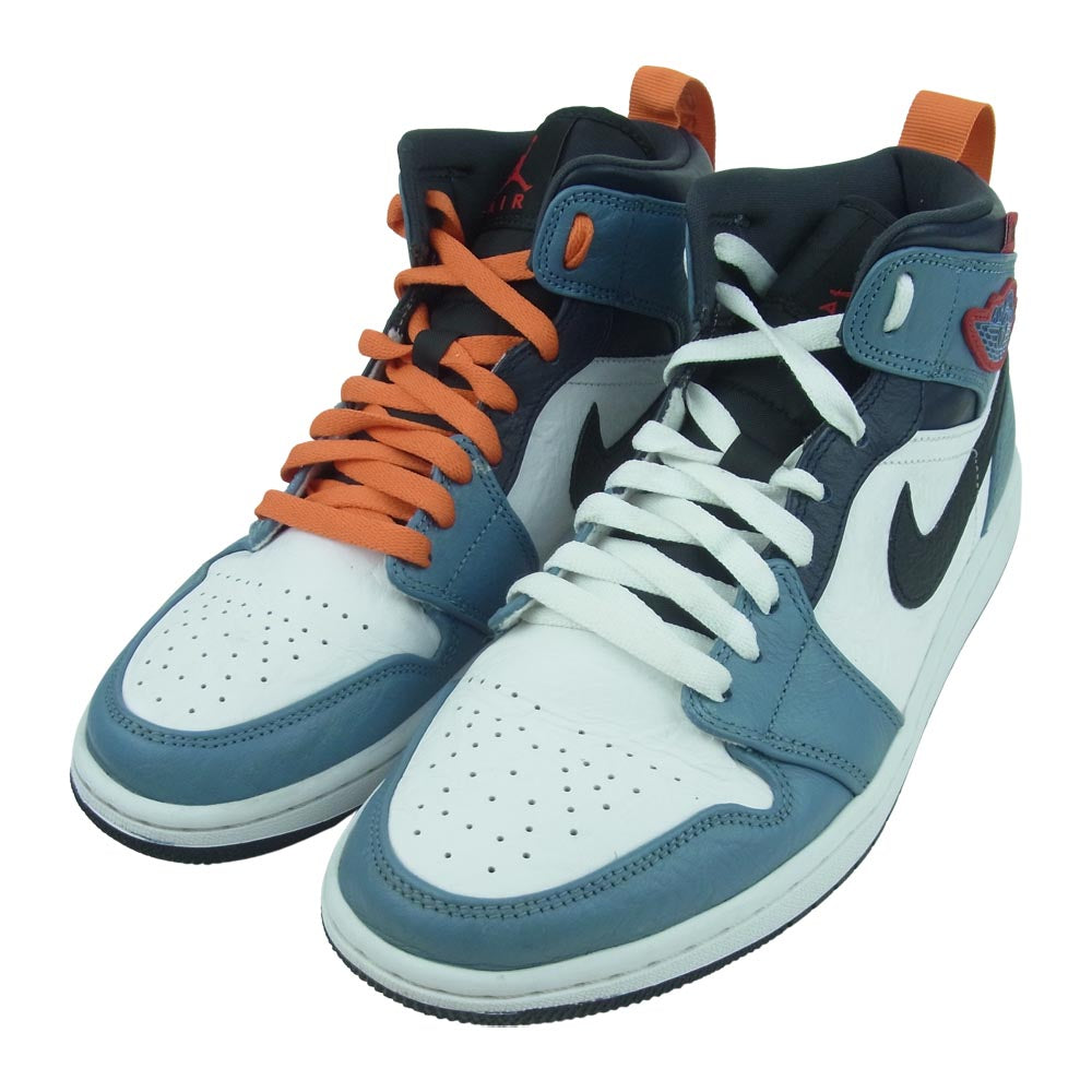 NIKE ナイキ CU2802-100 AIR JORDAN 1 MID FEARLESS FACETASM エア ジョーダン 1 ミッド ファセッタズム スニーカー ライトブルー系 ホワイト系 26.5cm【中古】
