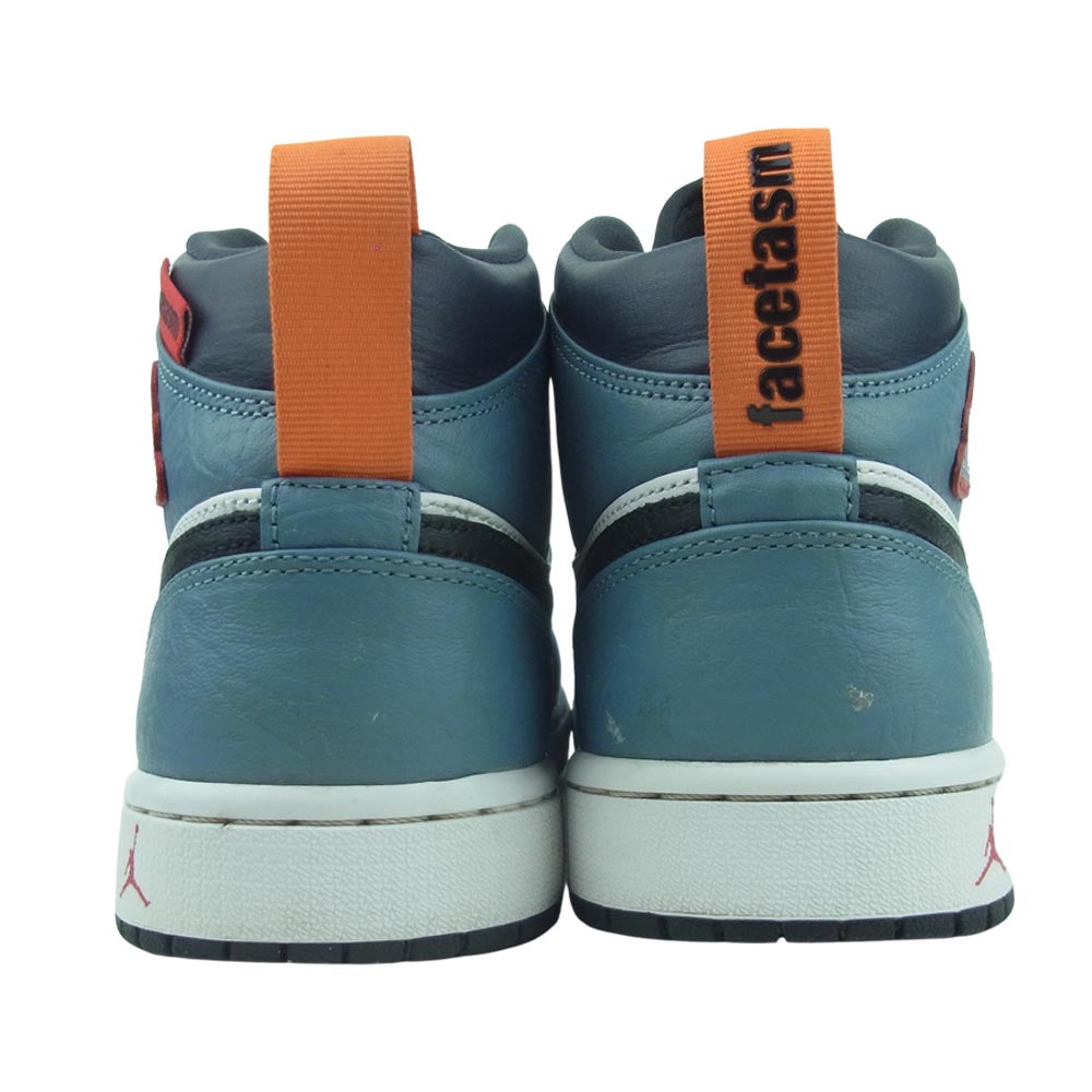NIKE ナイキ CU2802-100 AIR JORDAN 1 MID FEARLESS FACETASM エア ジョーダン 1 ミッド ファセッタズム スニーカー ライトブルー系 ホワイト系 26.5cm【中古】