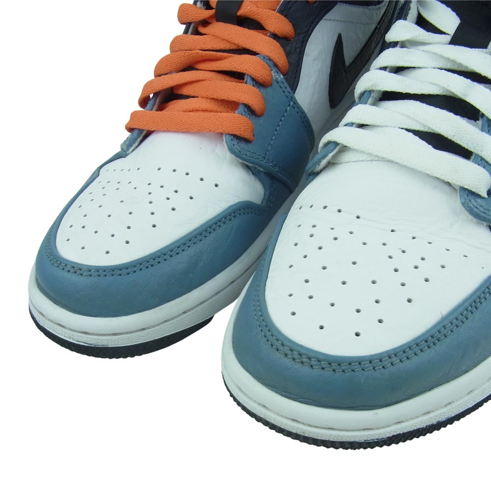 NIKE ナイキ CU2802-100 AIR JORDAN 1 MID FEARLESS FACETASM エア ジョーダン 1 ミッド ファセッタズム スニーカー ライトブルー系 ホワイト系 26.5cm【中古】