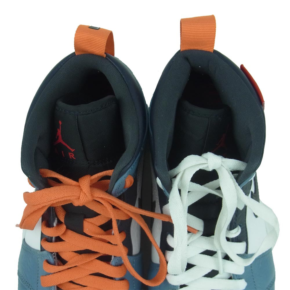 NIKE ナイキ CU2802-100 AIR JORDAN 1 MID FEARLESS FACETASM エア ジョーダン 1 ミッド ファセッタズム スニーカー ライトブルー系 ホワイト系 26.5cm【中古】