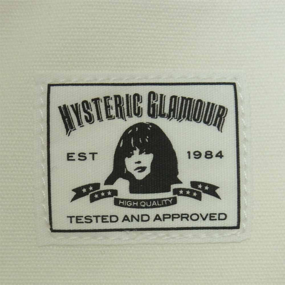 HYSTERIC GLAMOUR ヒステリックグラマー 01172QB03900 HYSGL GIRL ガール ペーパー トート バッグ ホワイト系 FREE【新古品】【未使用】【中古】