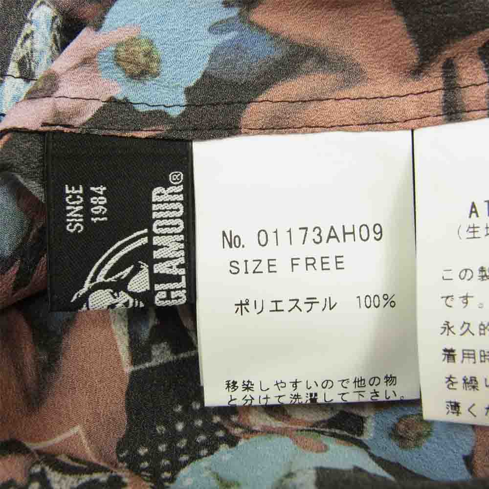 HYSTERIC GLAMOUR ヒステリックグラマー 01173AH09 MELT 花柄 長袖 プルオーバー ノーカラー シャツ レディース マルチカラー系 F【新古品】【未使用】【中古】