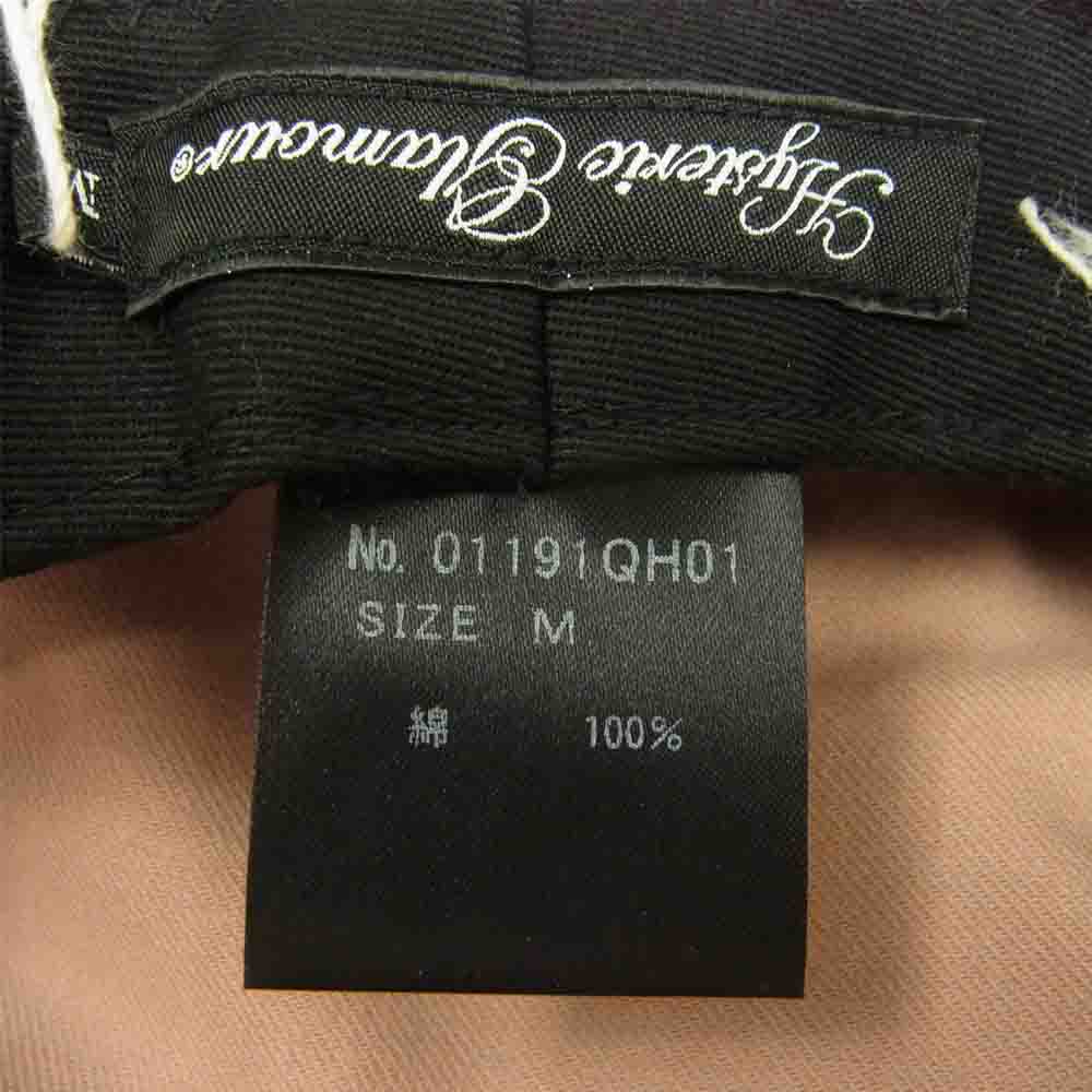 HYSTERIC GLAMOUR ヒステリックグラマー 01191QH01 デニム 総柄 キャスケット インディゴブルー系 M【新古品】【未使用】【中古】