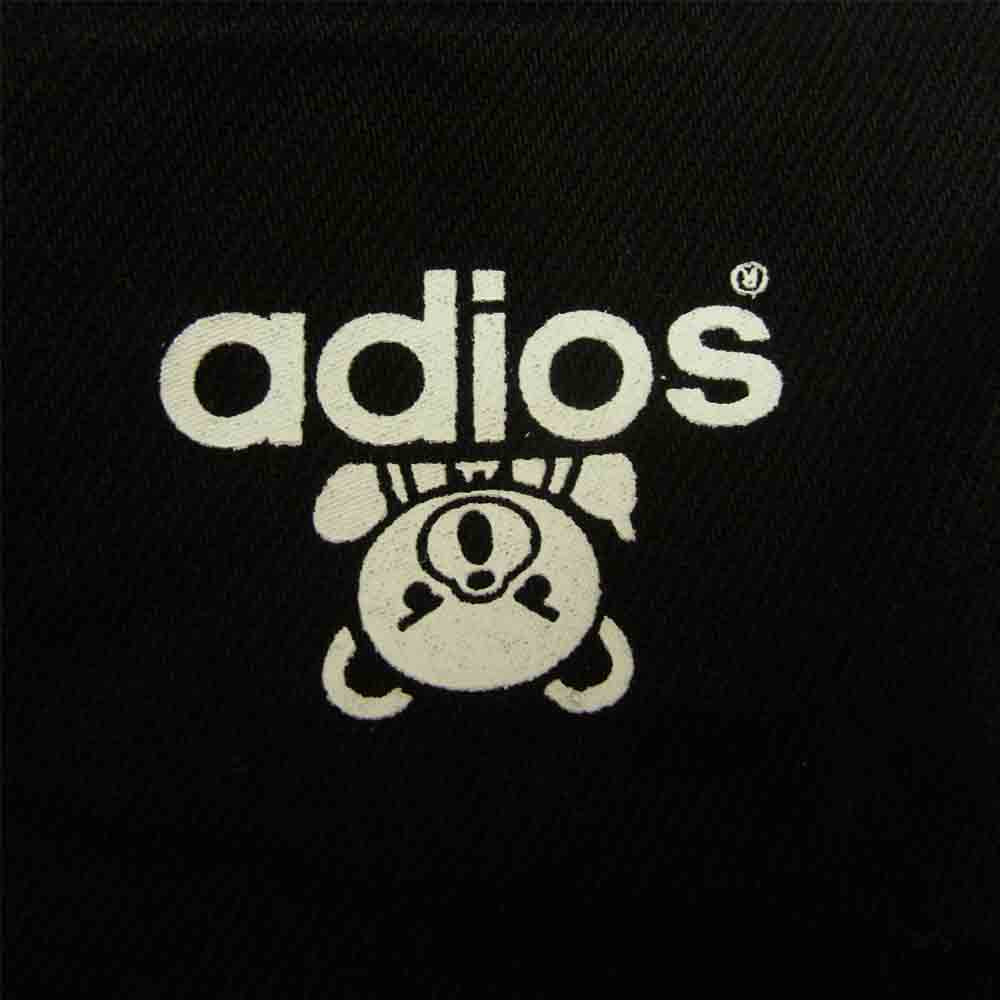 HYSTERIC GLAMOUR ヒステリックグラマー 01181AK04 ADIOS プリント サイドライン デニム スカート ブラック系 M【中古】