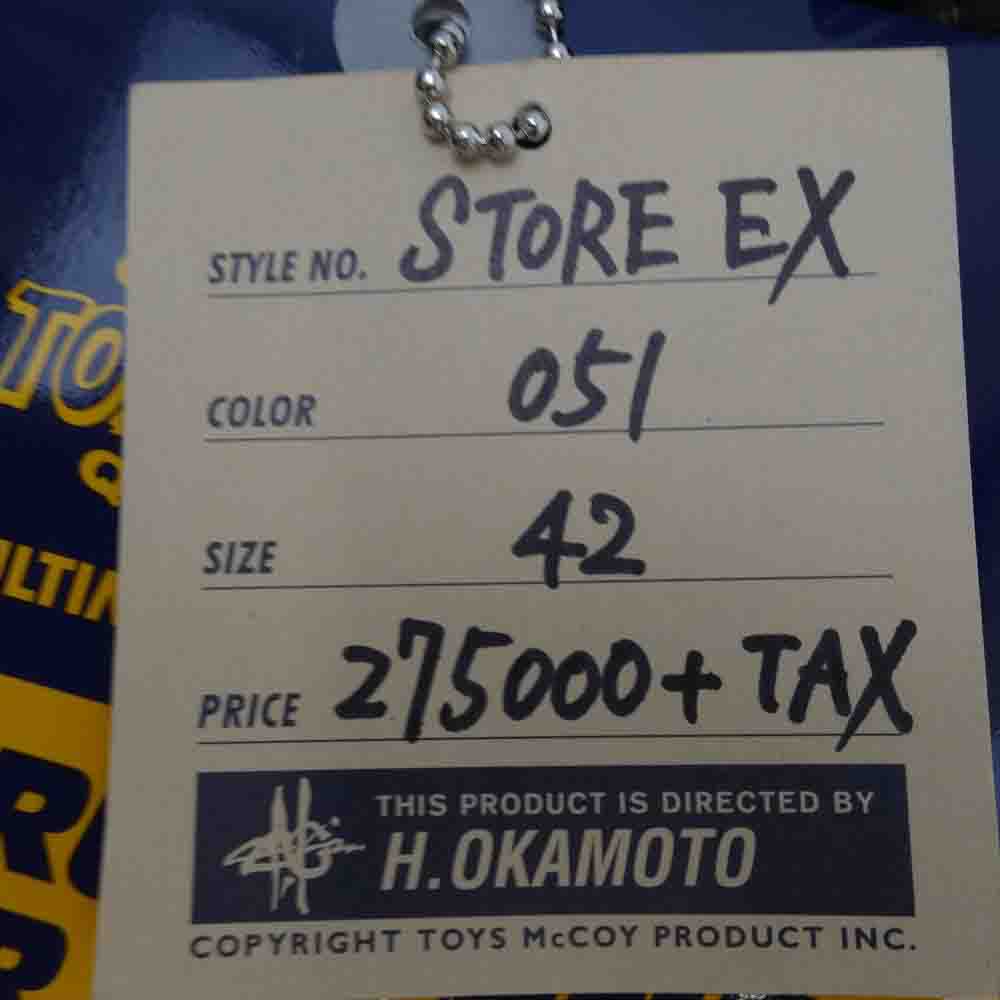 TOY'S McCOY トイズマッコイ STORE EX TYPE A-2 TOYS McCOY MFG.CO. DEATH FROM ABOVE  ストア別注 レザークラフトパッチカスタム フライト ジャケット ダークブラウン系 42【新古品】【未使用】【中古】