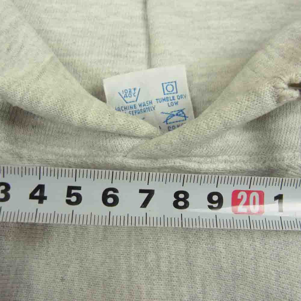 Champion チャンピオン ヴィンテージ USA製 90s 刺繍タグ REVERSE WEAVE U.S.NAVY リバースウィーブ ネイビー スウェット パーカー グレー系 XL【中古】