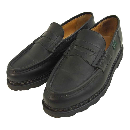 Paraboot パラブーツ 99412 REIMS MARCHE NOIR LIS NOIR ランス ローファー ブラック系 7.5【中古】