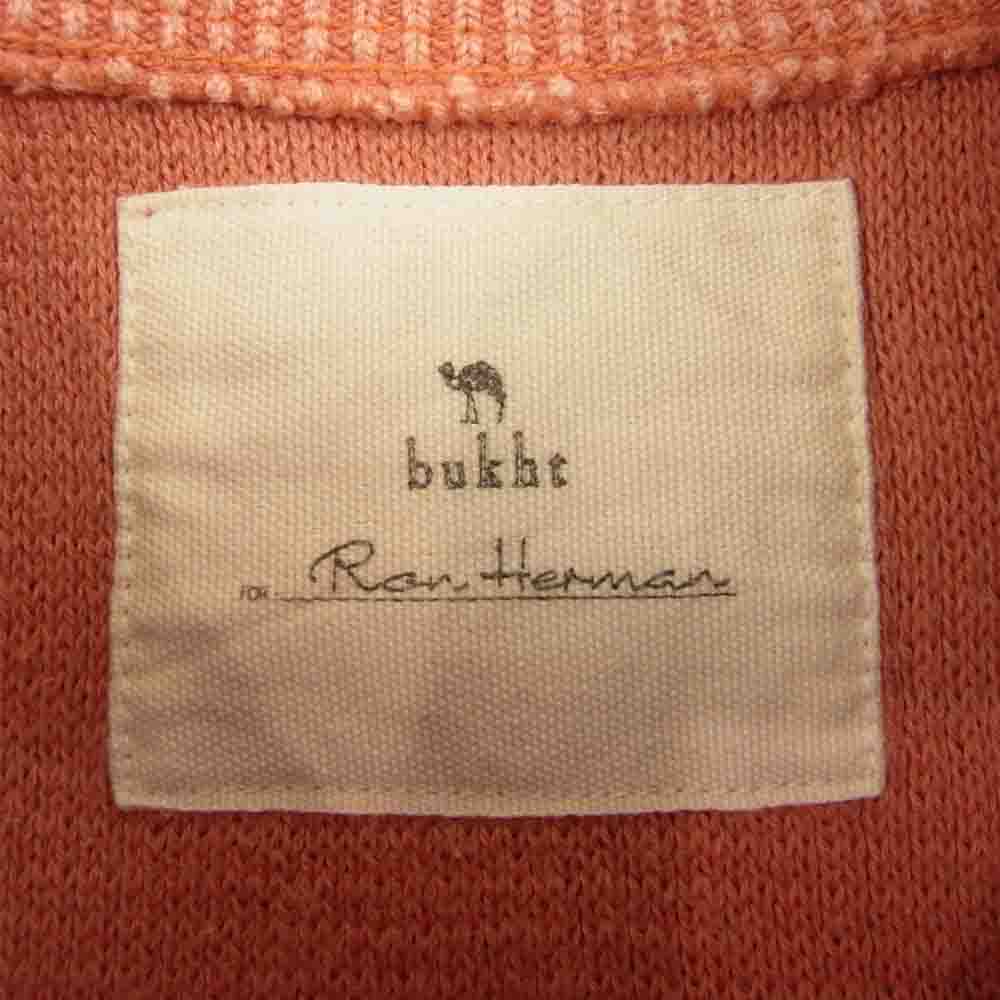 bukht ブフト B-11306 × Ron Herman ロンハーマン 裾カーブ コットン ニット オレンジ オレンジ系 M【中古】