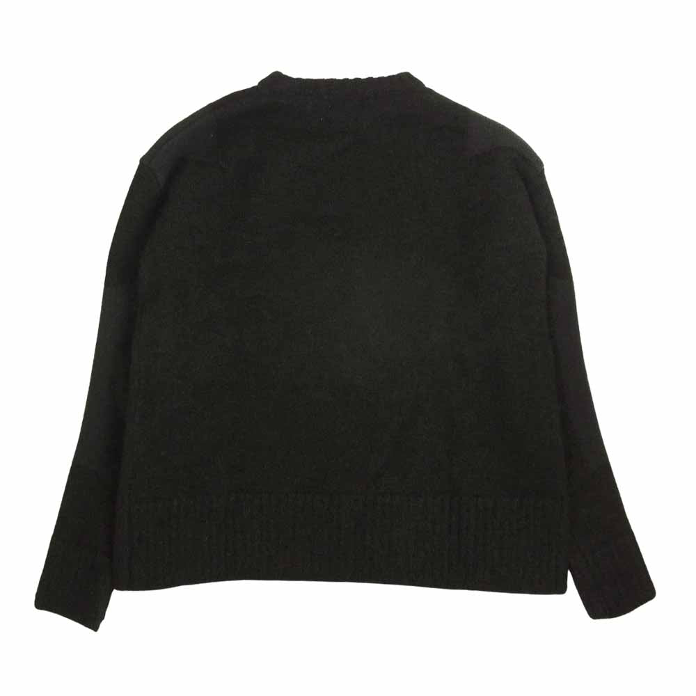 フォードット 612080166-1071 モヘア混 クルーネック ニット セーター ブラック系 3【美品】【中古】