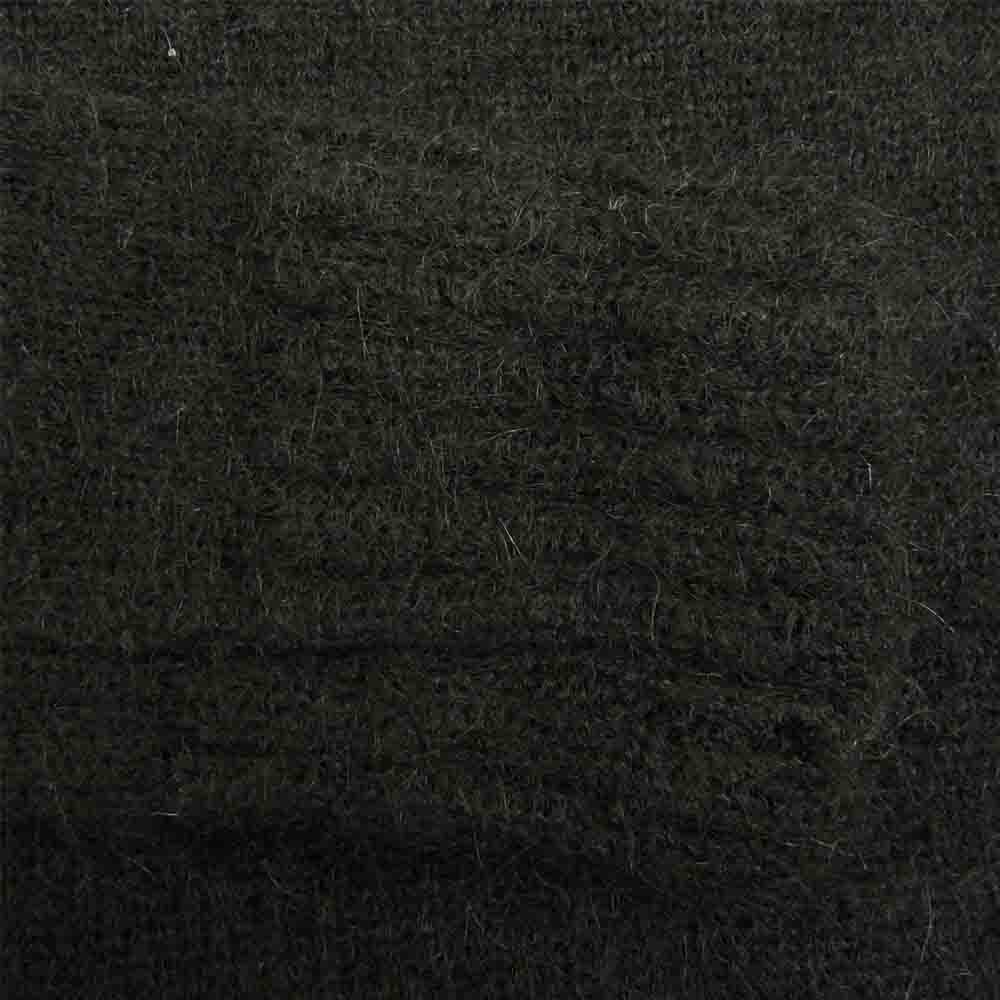 フォードット 612080166-1071 モヘア混 クルーネック ニット セーター ブラック系 3【美品】【中古】