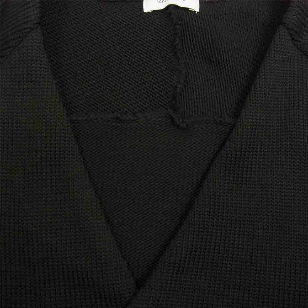 アンルート Poly Line Cardigan ポリエステル ライン カーディガン ブラック系 3【中古】