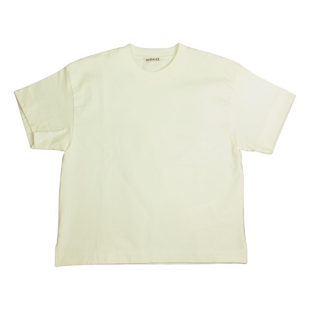 AURALEE オーラリー 15SS AL5STS004-SUP IENA イエナ 別注 STAND UP TEE スタンドアップ 半袖 Tシャツ ホワイト系【中古】