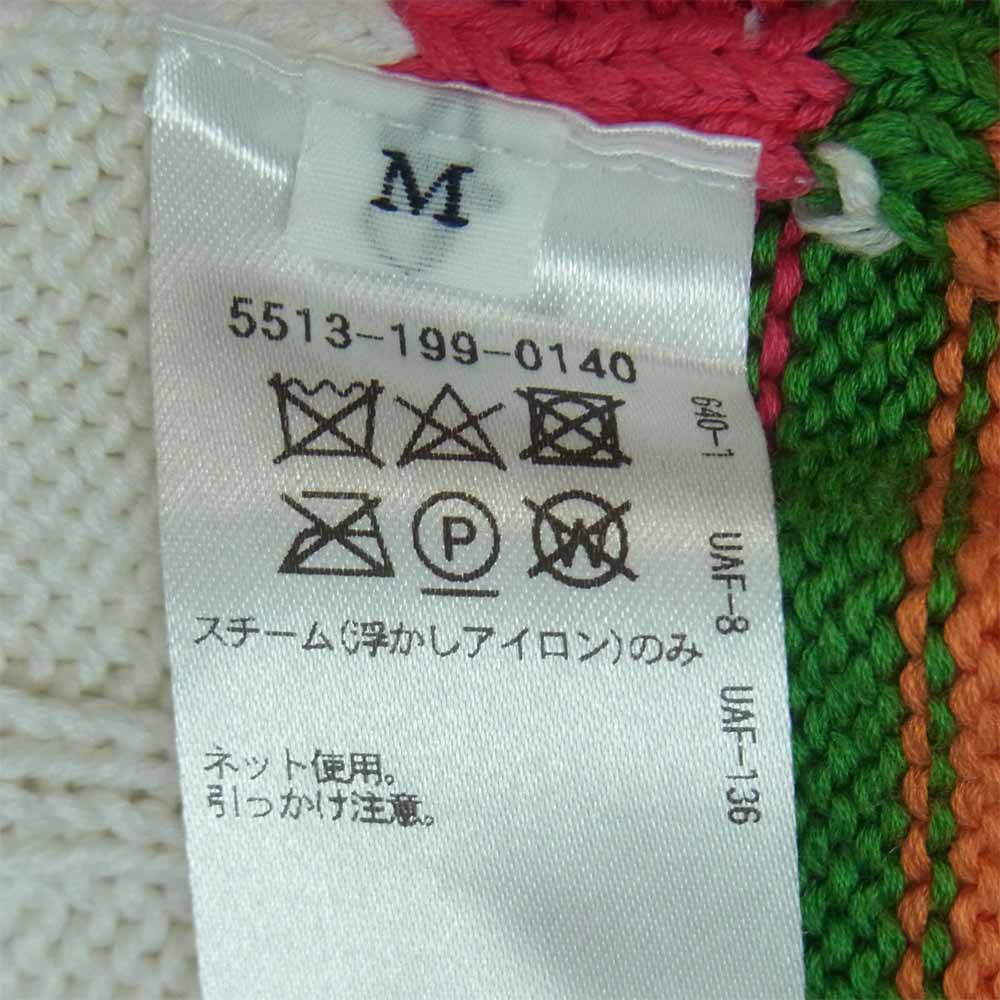 ユナイテッドアローズアンドサンズ 5513-199-0140 C/FIRE SWEATER Vネック ニット セーター 中国製 ホワイト系 M【中古】