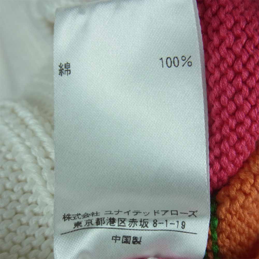 ユナイテッドアローズアンドサンズ 5513-199-0140 C/FIRE SWEATER Vネック ニット セーター 中国製 ホワイト系 M【中古】