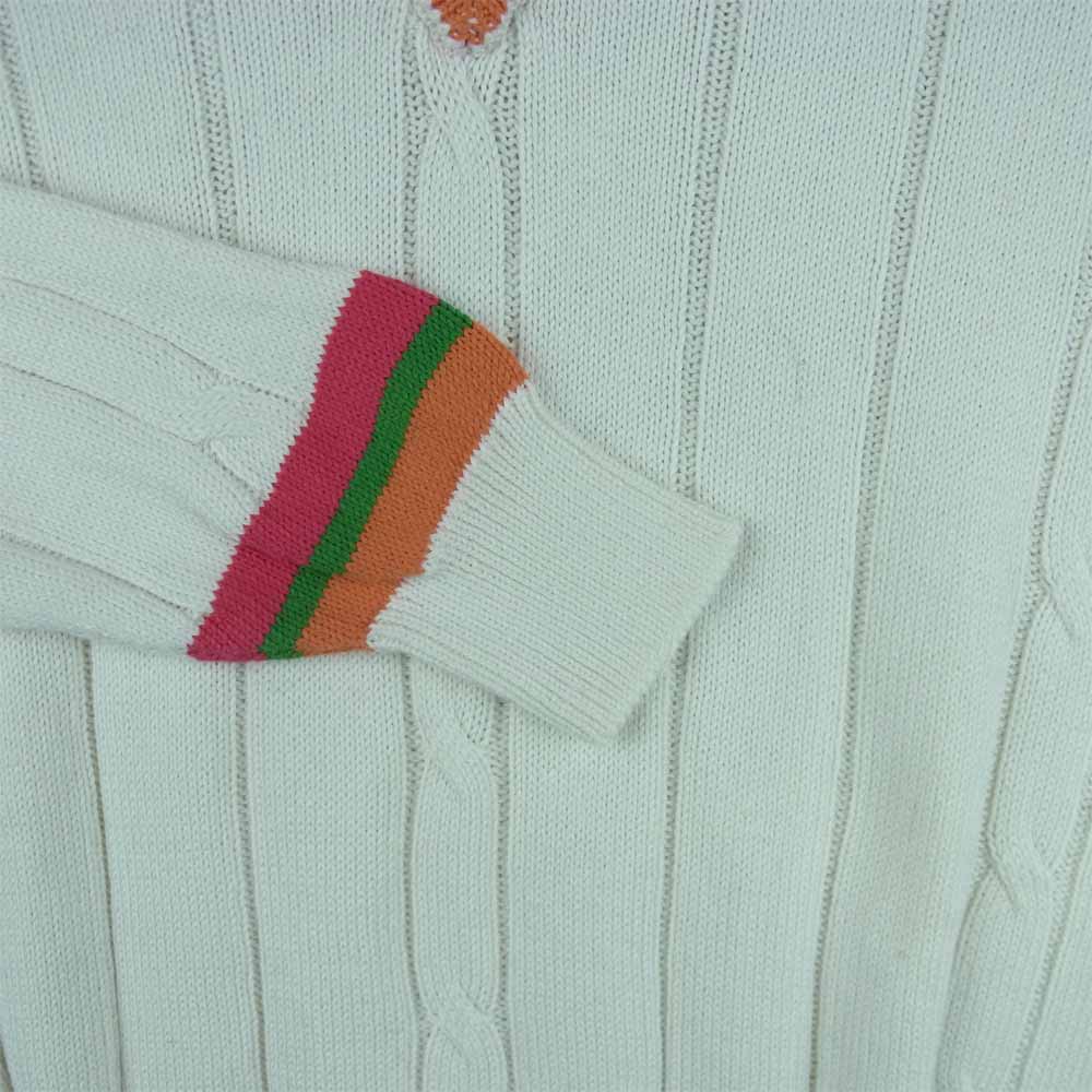 ユナイテッドアローズアンドサンズ 5513-199-0140 C/FIRE SWEATER Vネック ニット セーター 中国製 ホワイト系 M【中古】