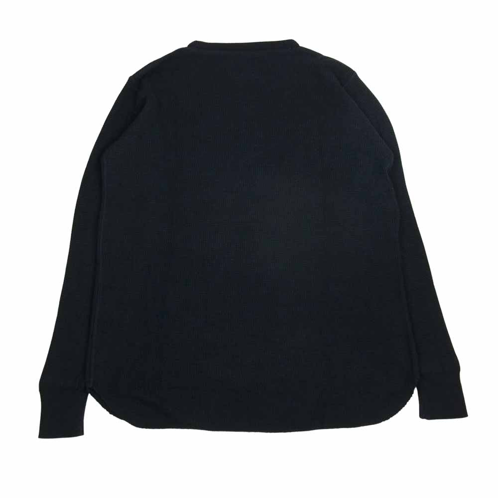 bukht ブフト × Ron Herman ロンハーマン シルク混コットンレーヨン 裾カーブ インディゴ ニット ネイビー系 M【中古】
