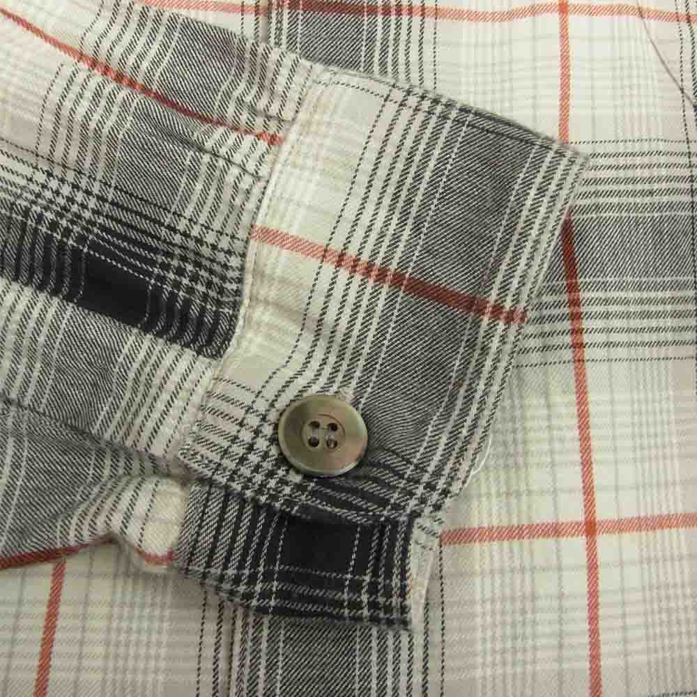 UNUSED アンユーズド 15SS US0968 OMBRE CHECK PAJAMA SHIRT オンブレチェック パジャマ シャツ ブラック系 2【中古】