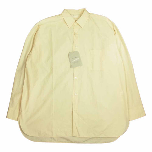 markaware マーカウェア 19AW A19B-09SH02C COMFORT FIT SHIRTS ORGANIC COTTON POPLIN オーガニック コットンポプリン コンフォート 長袖 シャツ ベージュ系 2【中古】