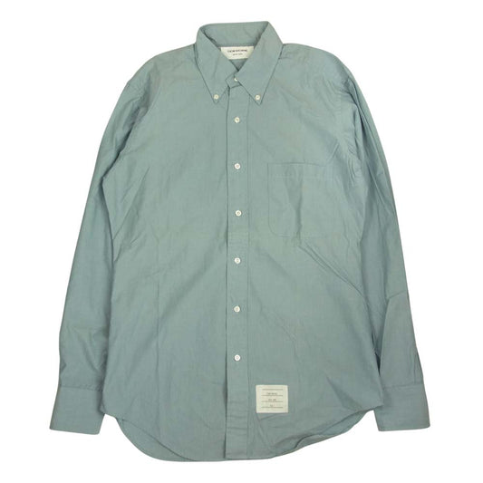 THOM BROWNE トムブラウン MWL001AW L/S BD SHIRT ボタンダウン 長袖 シャツ ブルー系 2【中古】