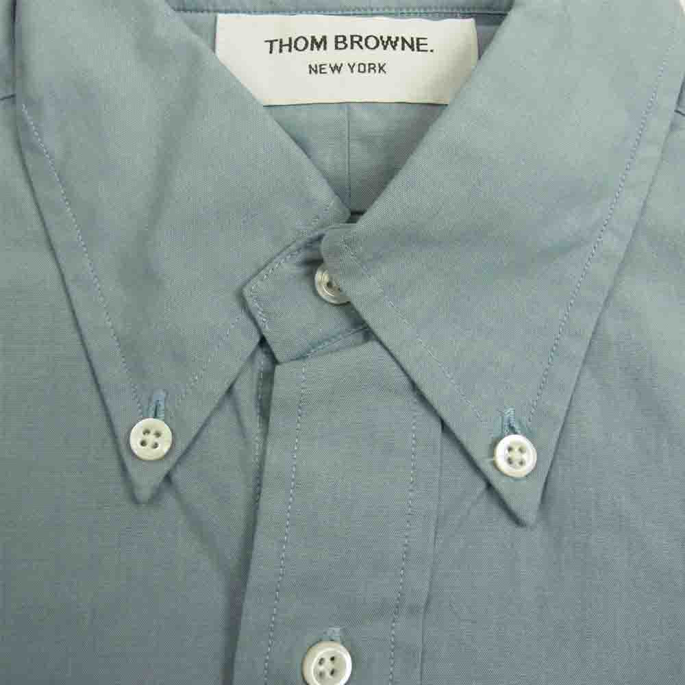 THOM BROWNE トムブラウン MWL001AW L/S BD SHIRT ボタンダウン 長袖 シャツ ブルー系 2【中古】