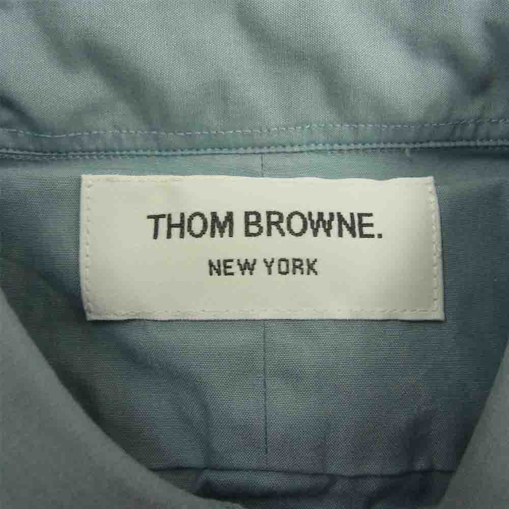 THOM BROWNE トムブラウン MWL001AW L/S BD SHIRT ボタンダウン 長袖 シャツ ブルー系 2【中古】