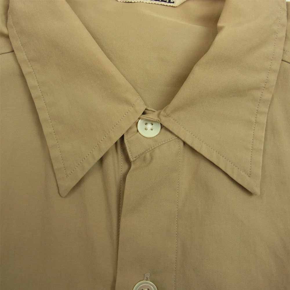 AURALEE オーラリー 18SS A8SS02TN WASHED FINX TWILL BIG SHIRTS ウォッシュドフィンクス ツイル ビッグ シャツ ベージュ系 4【中古】