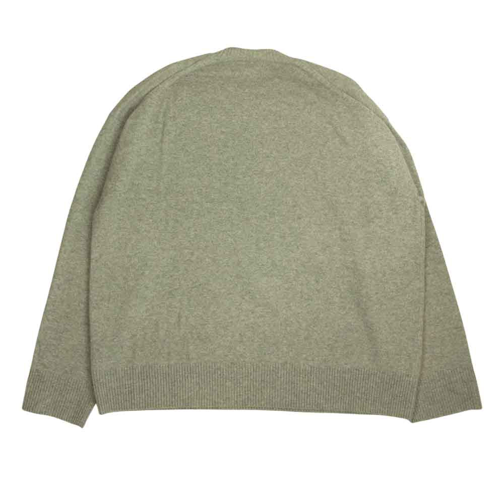 AURALEE オーラリー 15AW A5AP01WK WOOL KNIT BIG P/O ウール ビッグ ニット セーター グレー系 4【中古】