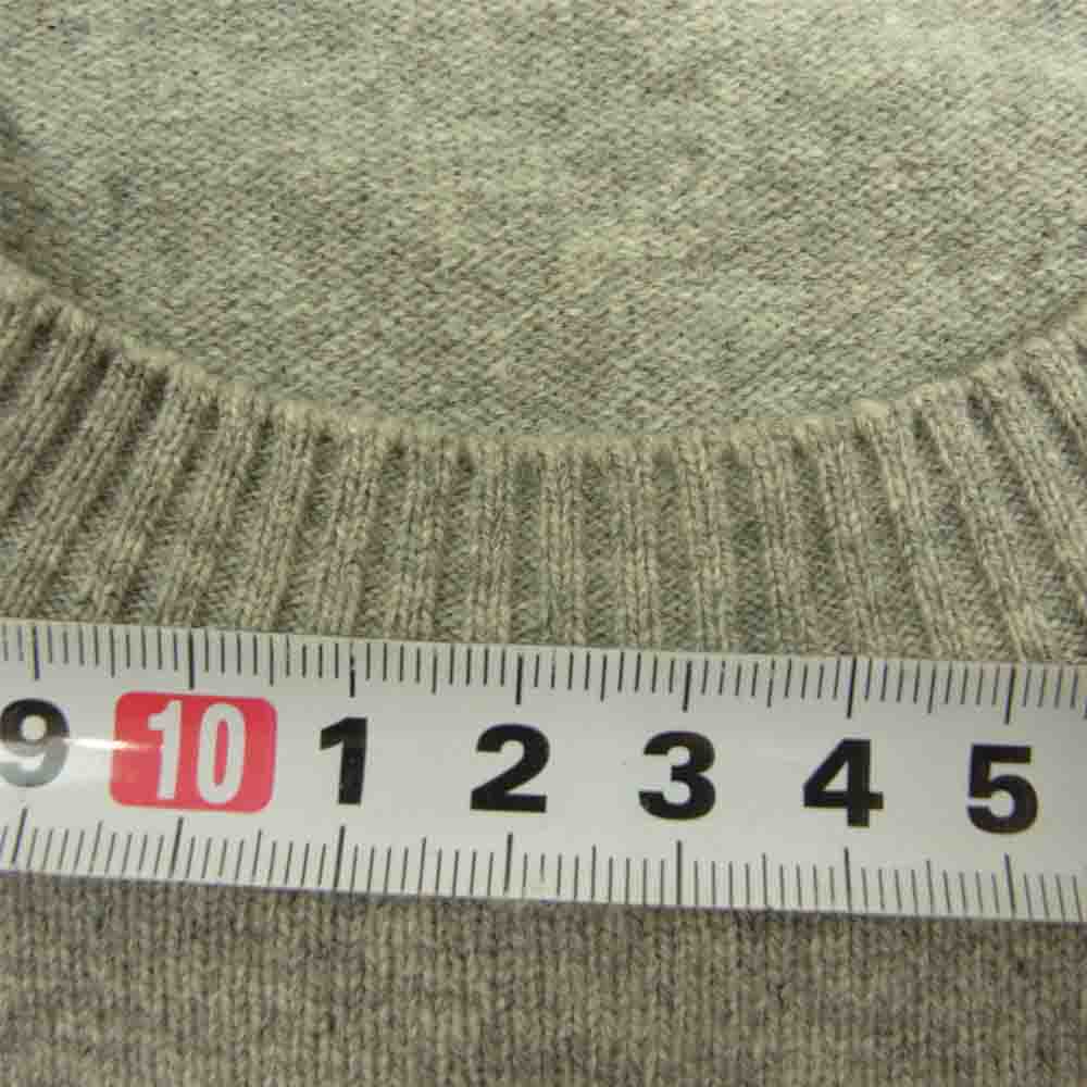 AURALEE オーラリー 15AW A5AP01WK WOOL KNIT BIG P/O ウール ビッグ ニット セーター グレー系 4【中古】