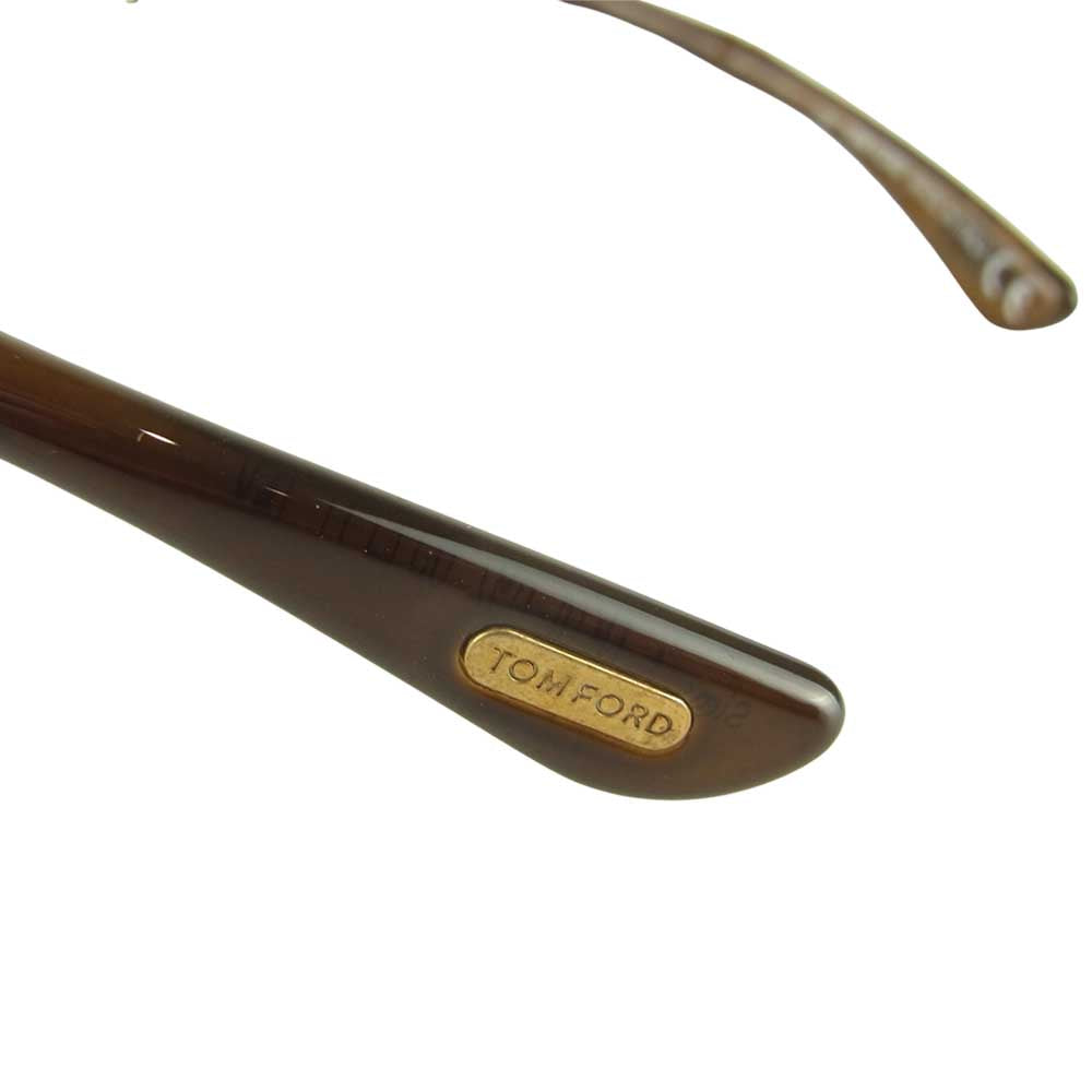 TOM FORD トムフォード TF74 Simone バンブーテンプル サングラス ブラウン系 63□11 120【中古】
