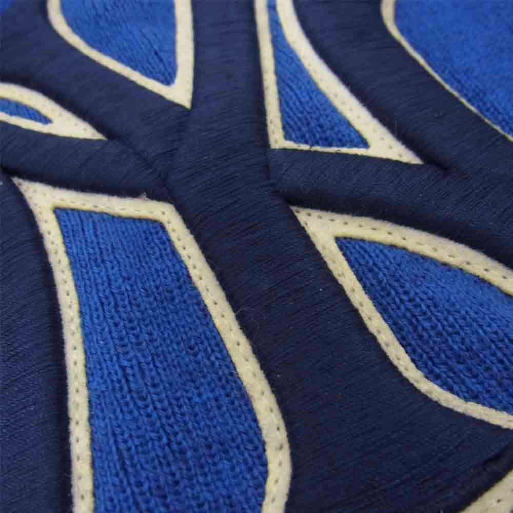 GUCCI グッチ 国内正規品 ケリング New York Yankees ニューヨークヤンキース ラインストーン ニットキャップ ブルー系 M【美品】【中古】