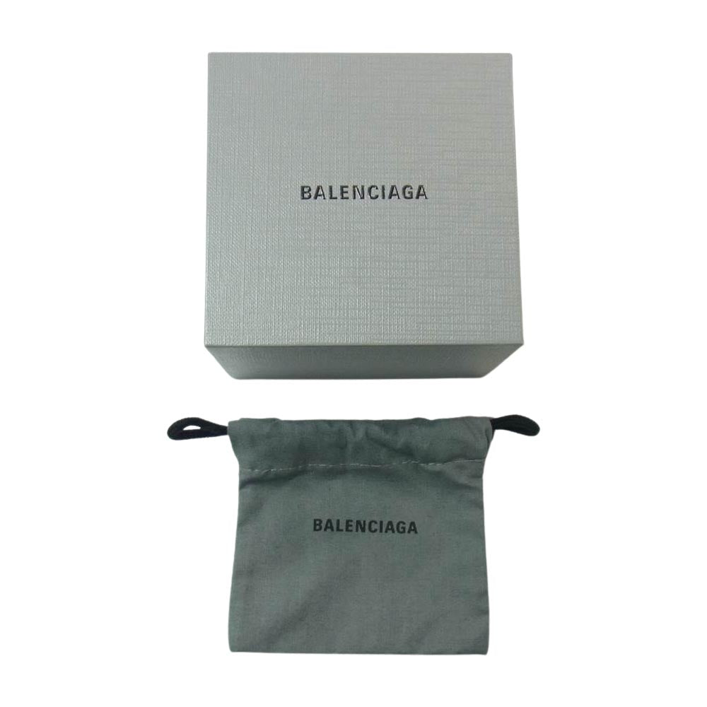 BALENCIAGA バレンシアガ 599692 TZ35Z ロゴ総柄 ネックレス ゴールド系【中古】