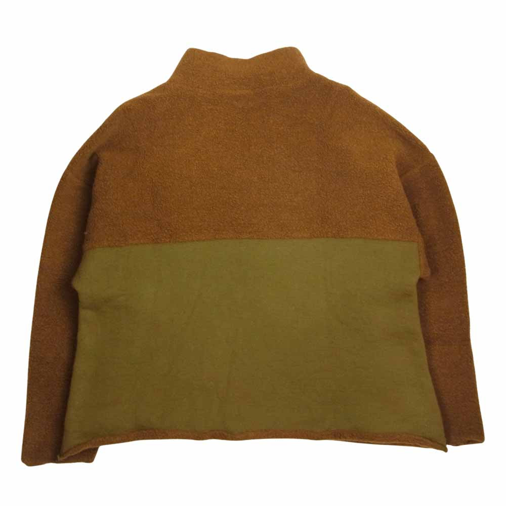 ロク ビューティー アンド ユース 8612-241-0079 HALF ZIP POLLOVER ハーフジップ プルオーバー フリース ブラウン系【中古】